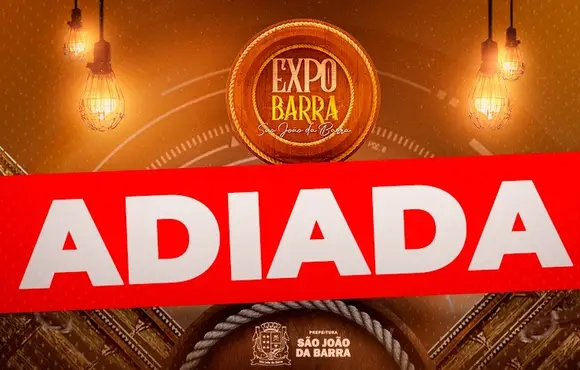 ExpoBarra é adiada devido as más condições climáticas previstas em São João da Barra
